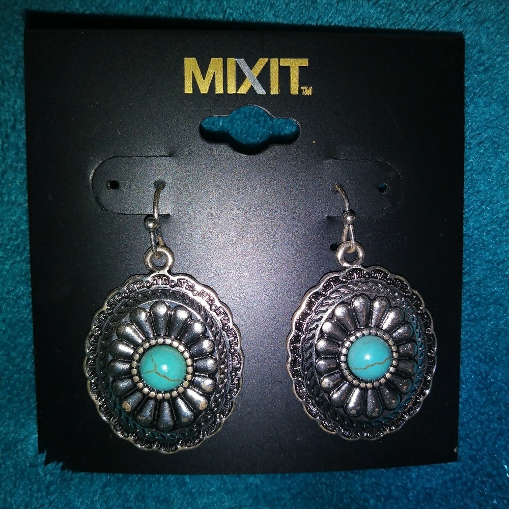 Silver and Turquoise Earrings